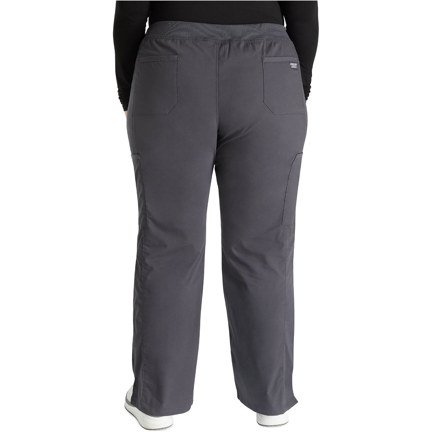 Mid Rise Straight Leg Pull-on Cargo Pant