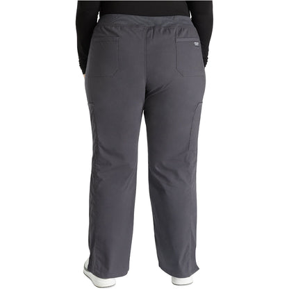 Mid Rise Straight Leg Pull-on Cargo Pant