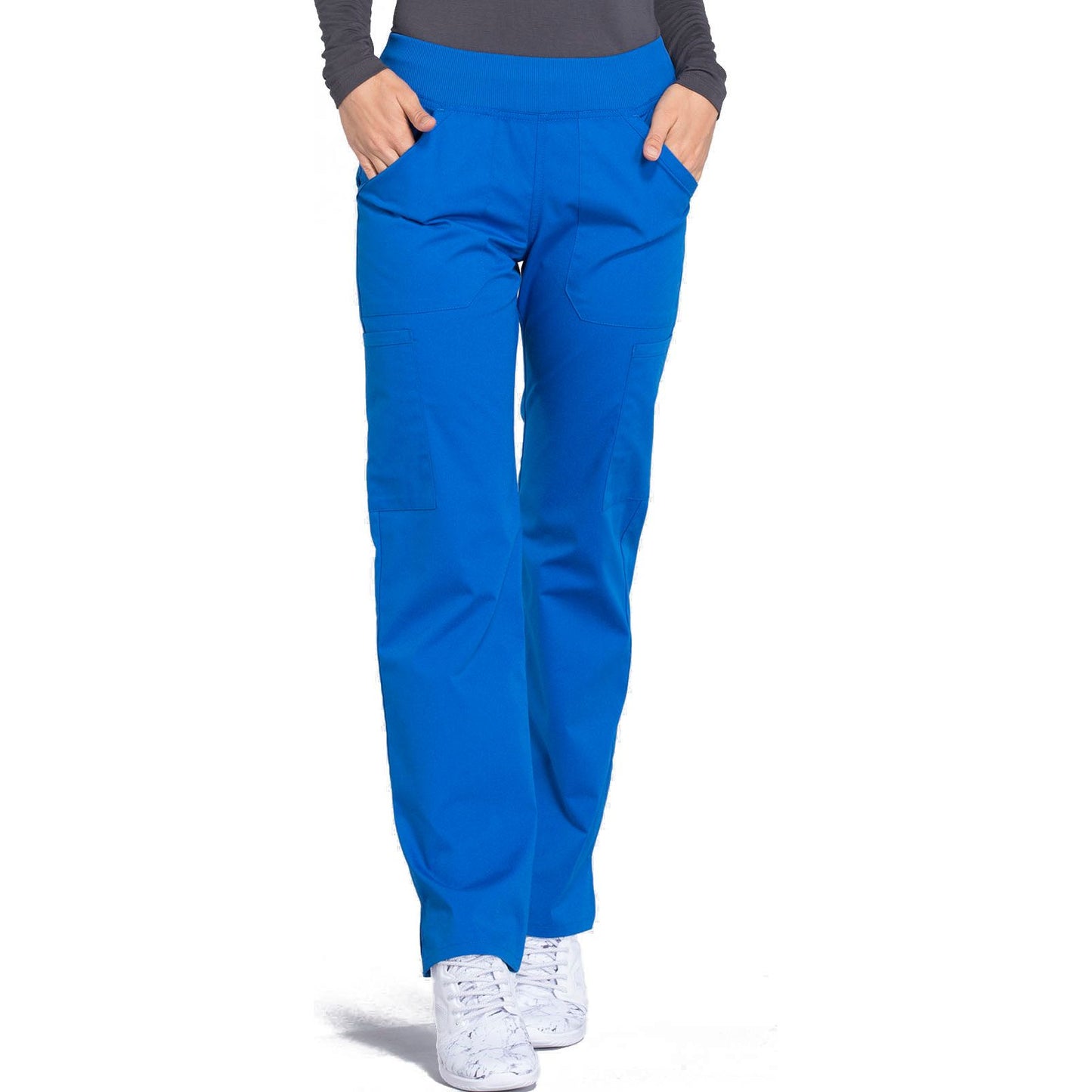 Mid Rise Straight Leg Pull-on Cargo Pant