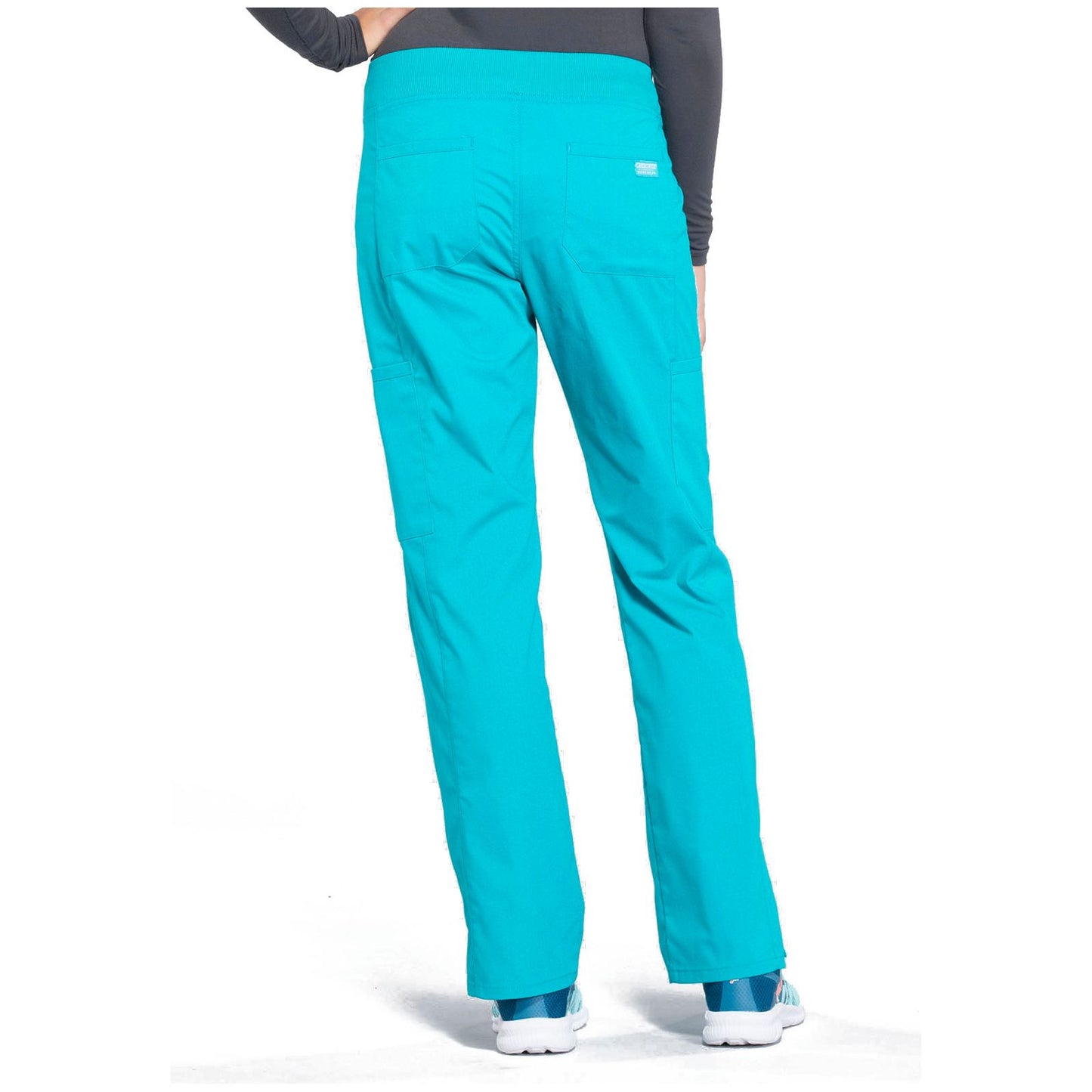 Mid Rise Straight Leg Pull-on Cargo Pant