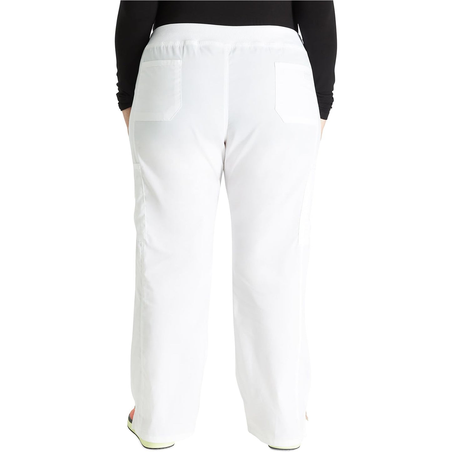 Mid Rise Straight Leg Pull-on Cargo Pant