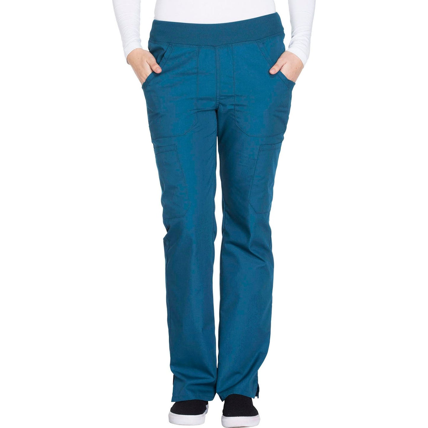 Mid Rise Straight Leg Pull-on Cargo Pant