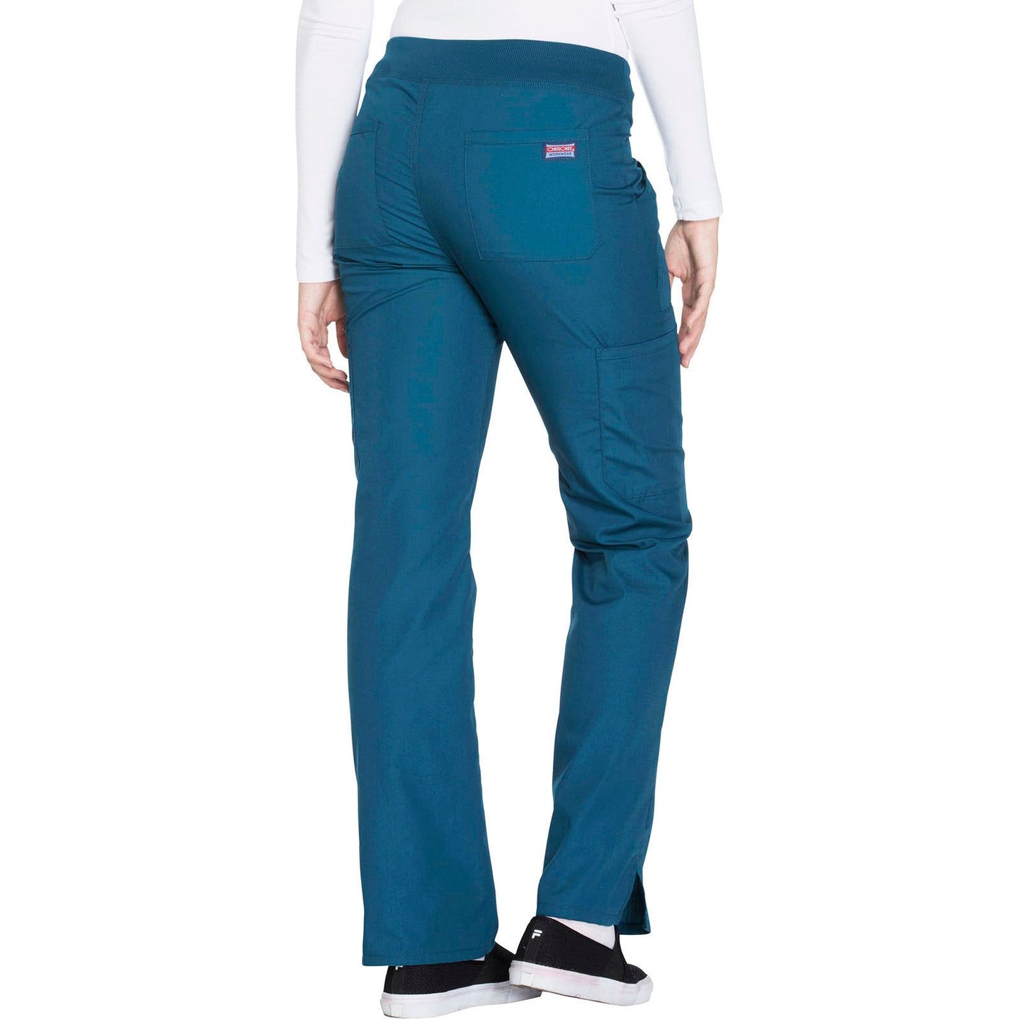 Mid Rise Straight Leg Pull-on Cargo Pant