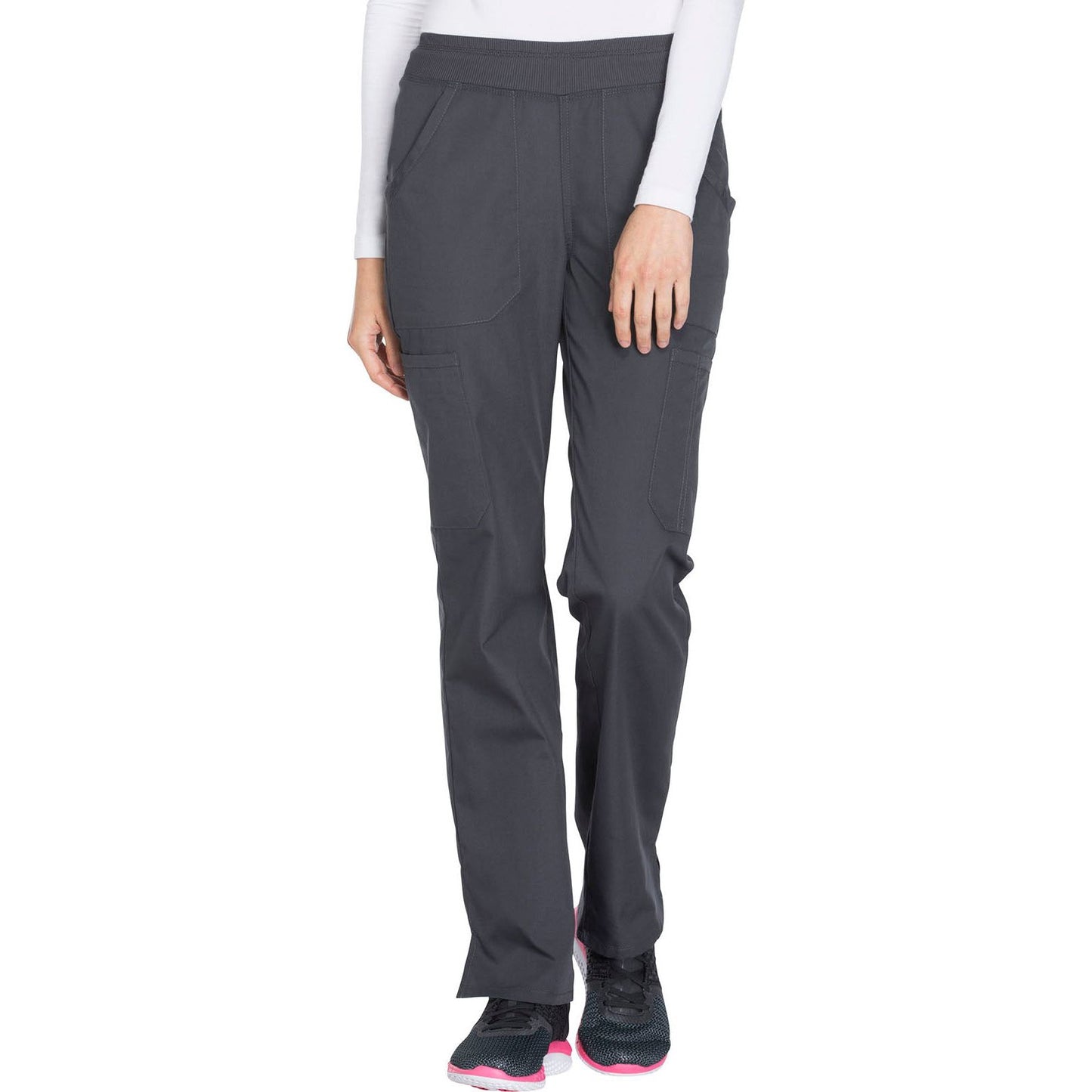 Mid Rise Straight Leg Pull-on Cargo Pant