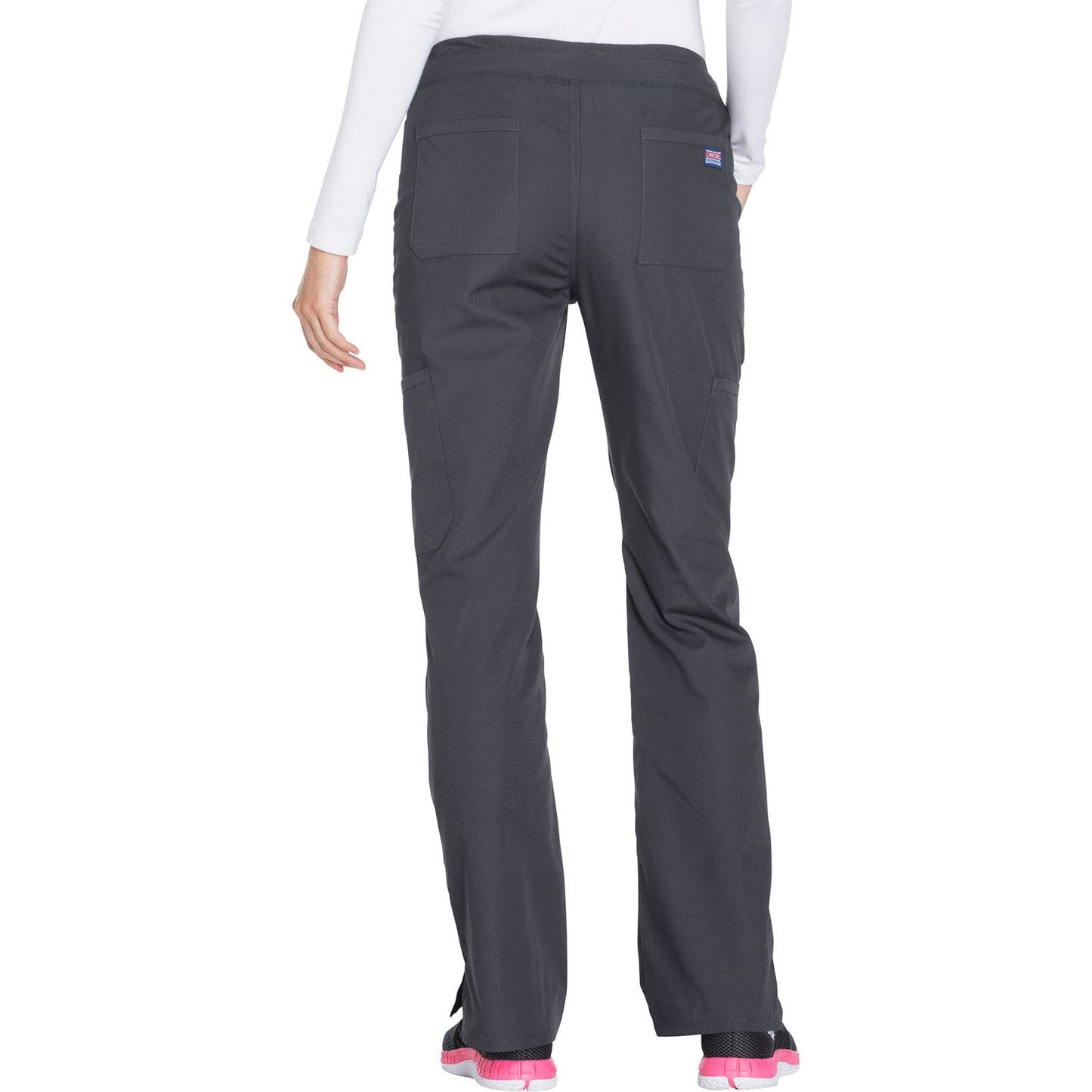 Mid Rise Straight Leg Pull-on Cargo Pant