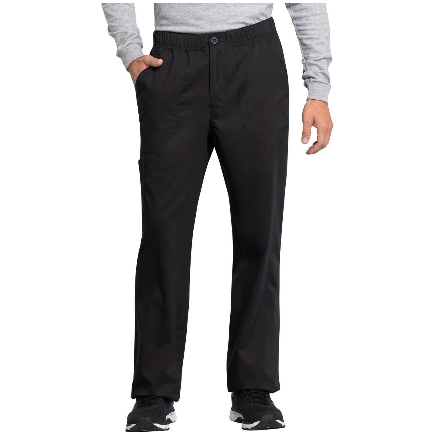 Men's Mid Rise Straight Leg Zip Fly Pant