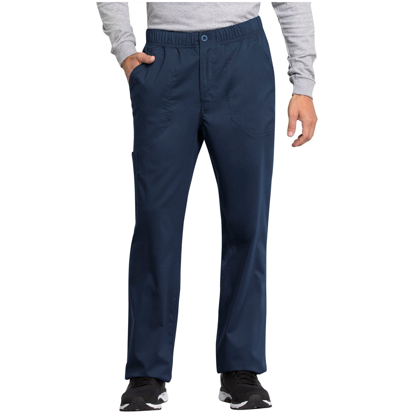 Men's Mid Rise Straight Leg Zip Fly Pant