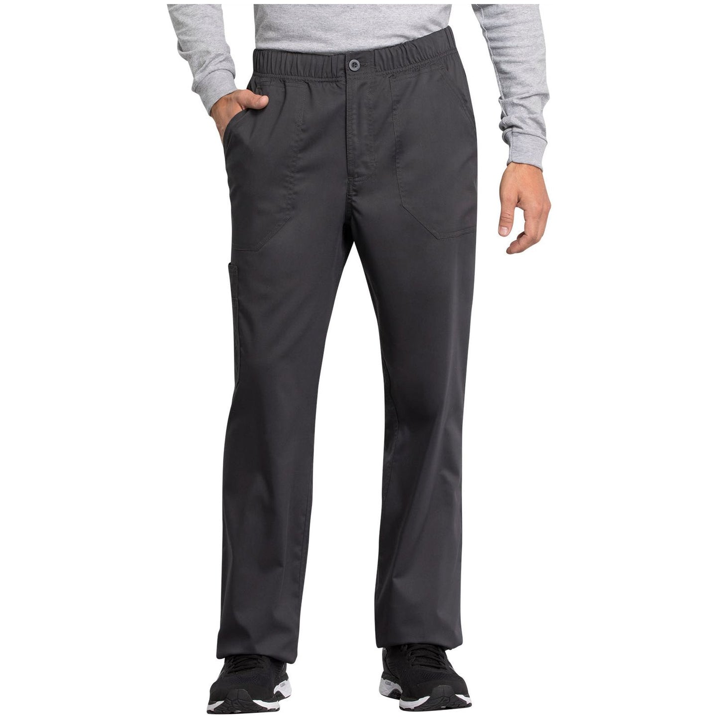 Men's Mid Rise Straight Leg Zip Fly Pant