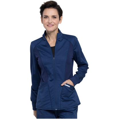 Zip Front High-Low Jacket