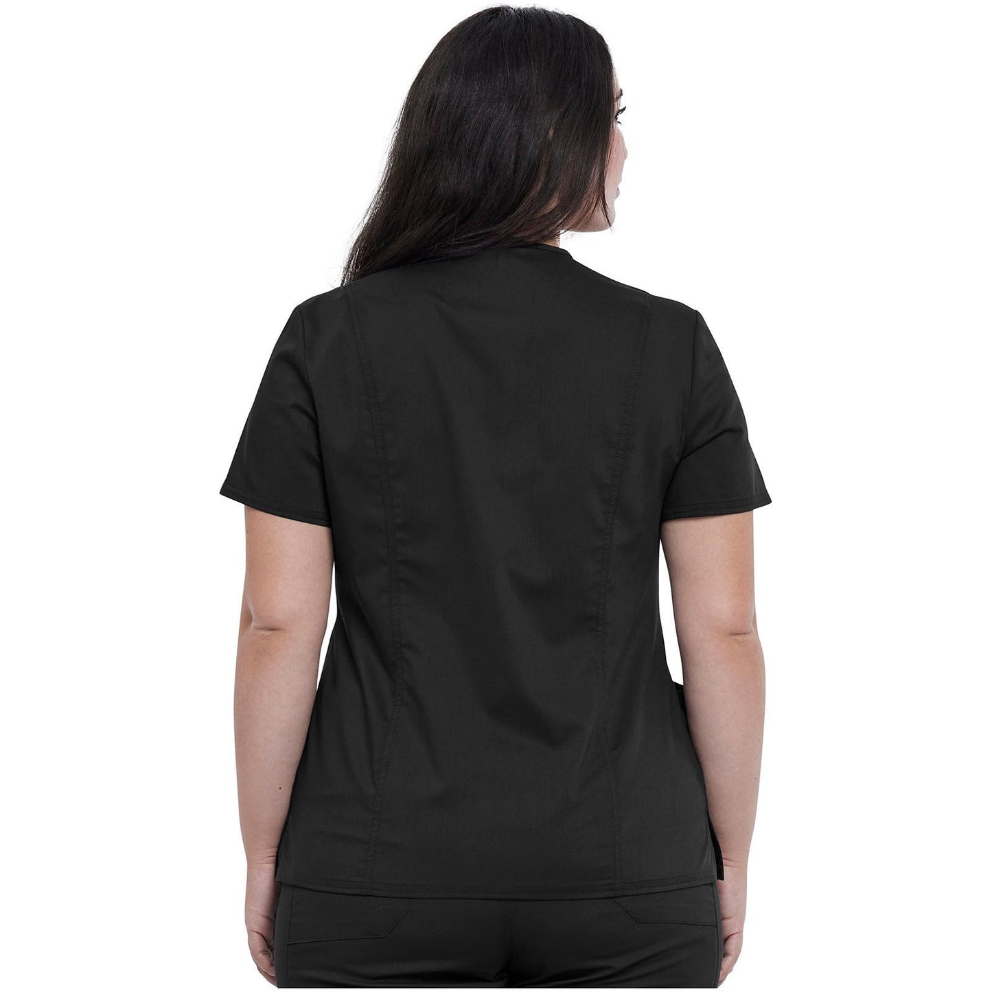 Snap Front V-Neck Top