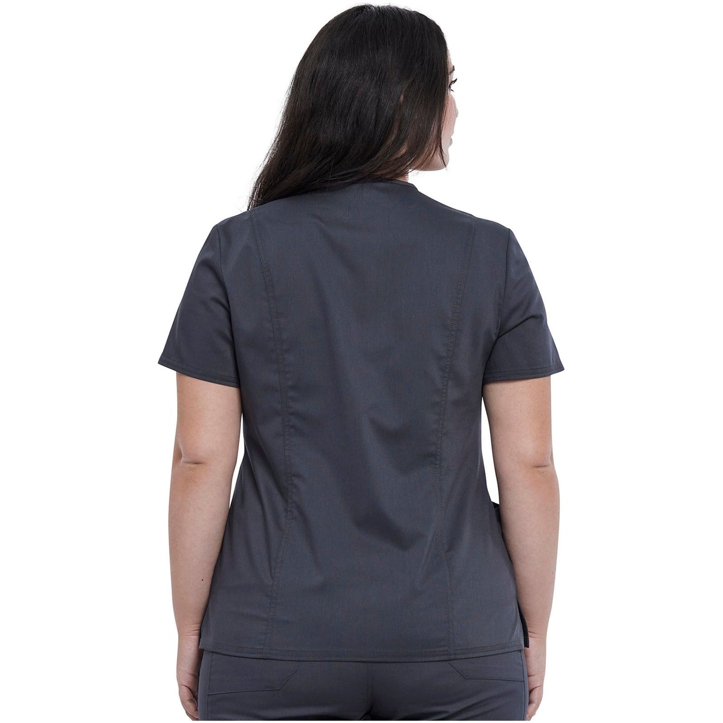 Snap Front V-Neck Top