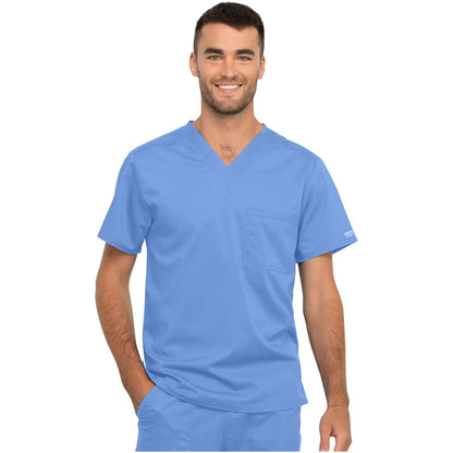 Unisex 1 Pocket Tuckable V-Neck Top