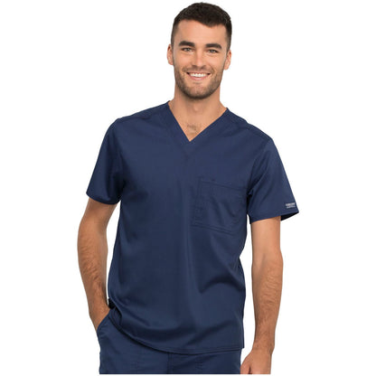 Unisex 1 Pocket Tuckable V-Neck Top