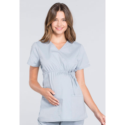 Maternity Mock Wrap Top