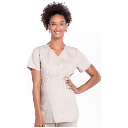 Maternity Mock Wrap Top