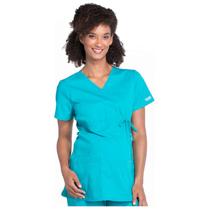 Maternity Mock Wrap Top