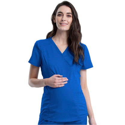 Maternity Mock Wrap Top