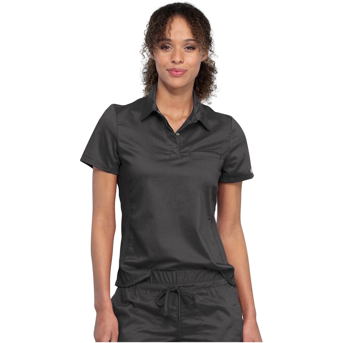 Tuckable Snap Front Polo Shirt