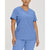 Scrub Mock Wrap Solid Top WhiteCross Fit