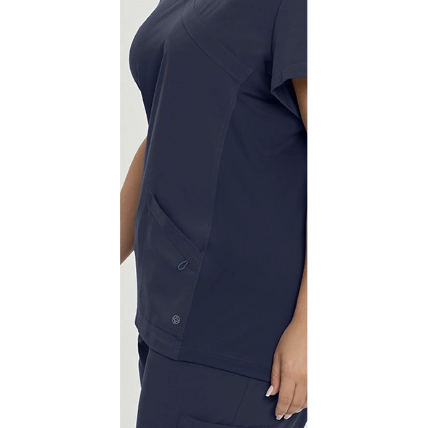 Solid Scrub Top by MARVELLA