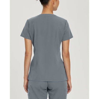 White Cross V-Tess Women's 1-Pocket V-Neck Scrub Top - SALE