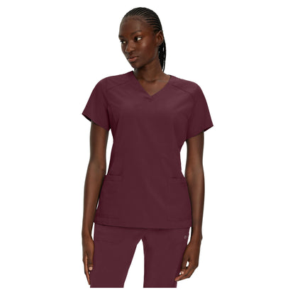 White Cross FIT Women's 2-Pocket V-Neck Scrub Top - SALE