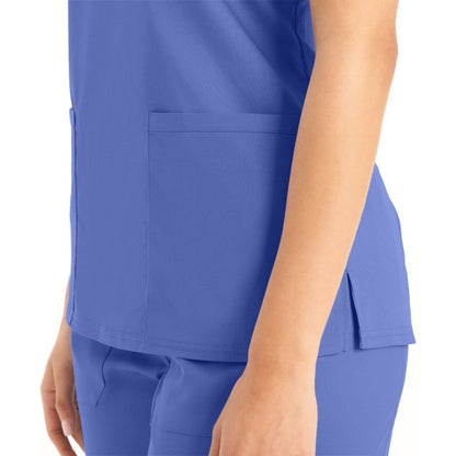 Landau ProFlex Women's 3-Pocket V-Neck Scrub Top