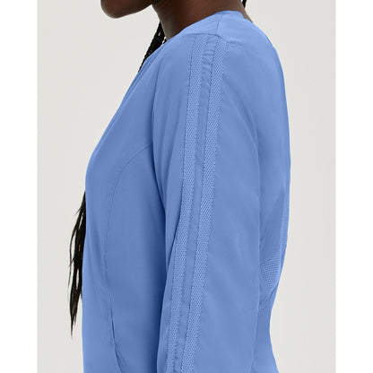 White Cross FIT Women's 2-Pocket Warm-Up Scrub Jacket