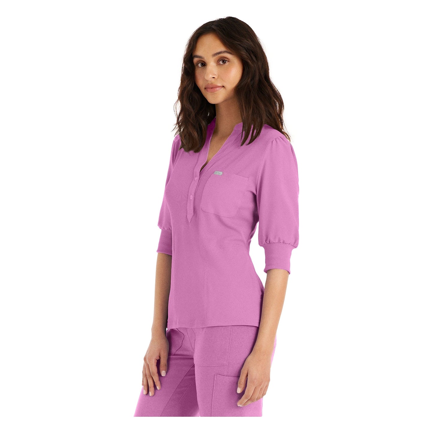 Landau Forward Women's 3-Pocket Y-Neck Scrub Top