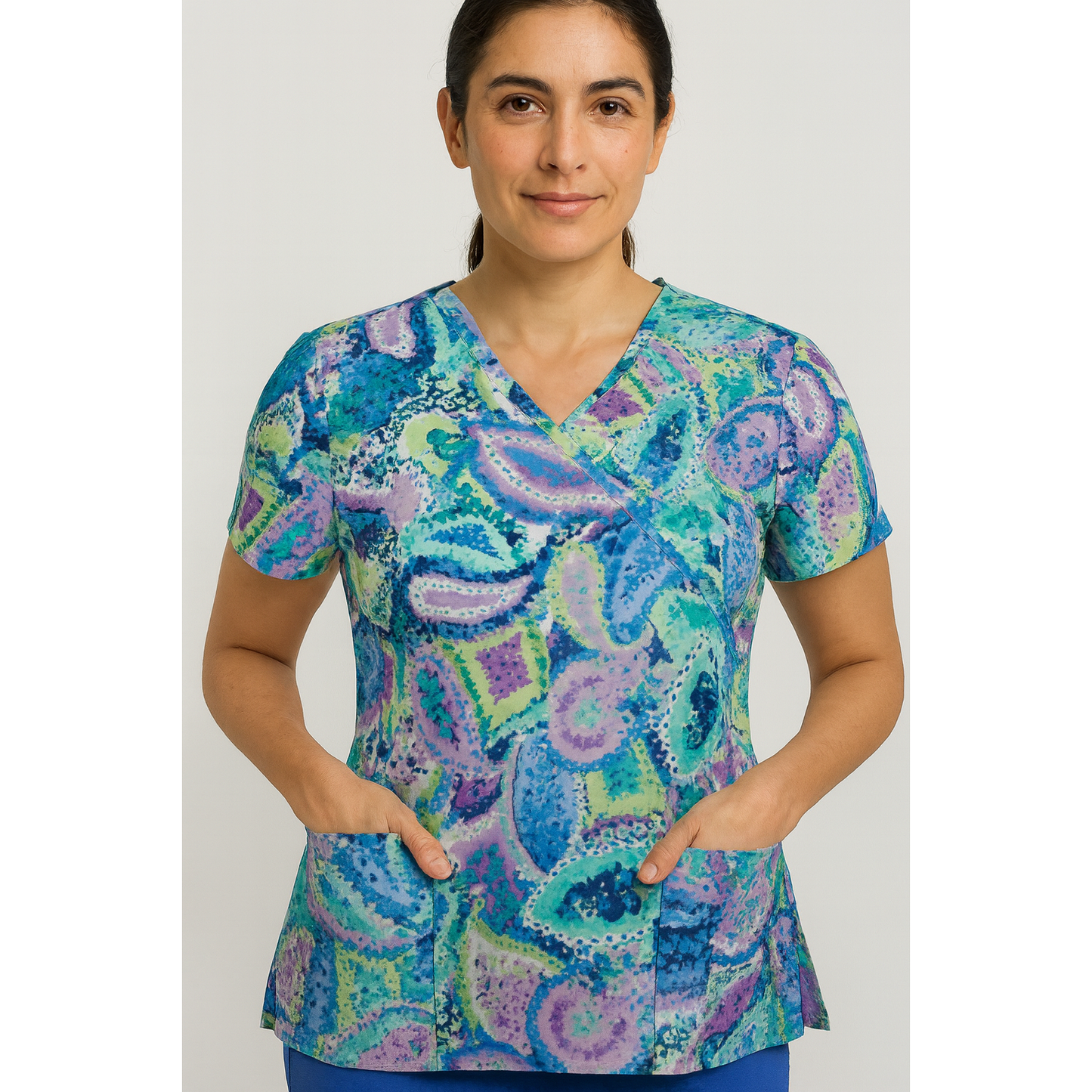 Women's WhiteCross Printed Top  SALE