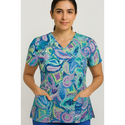Women's WhiteCross Printed Top  SALE