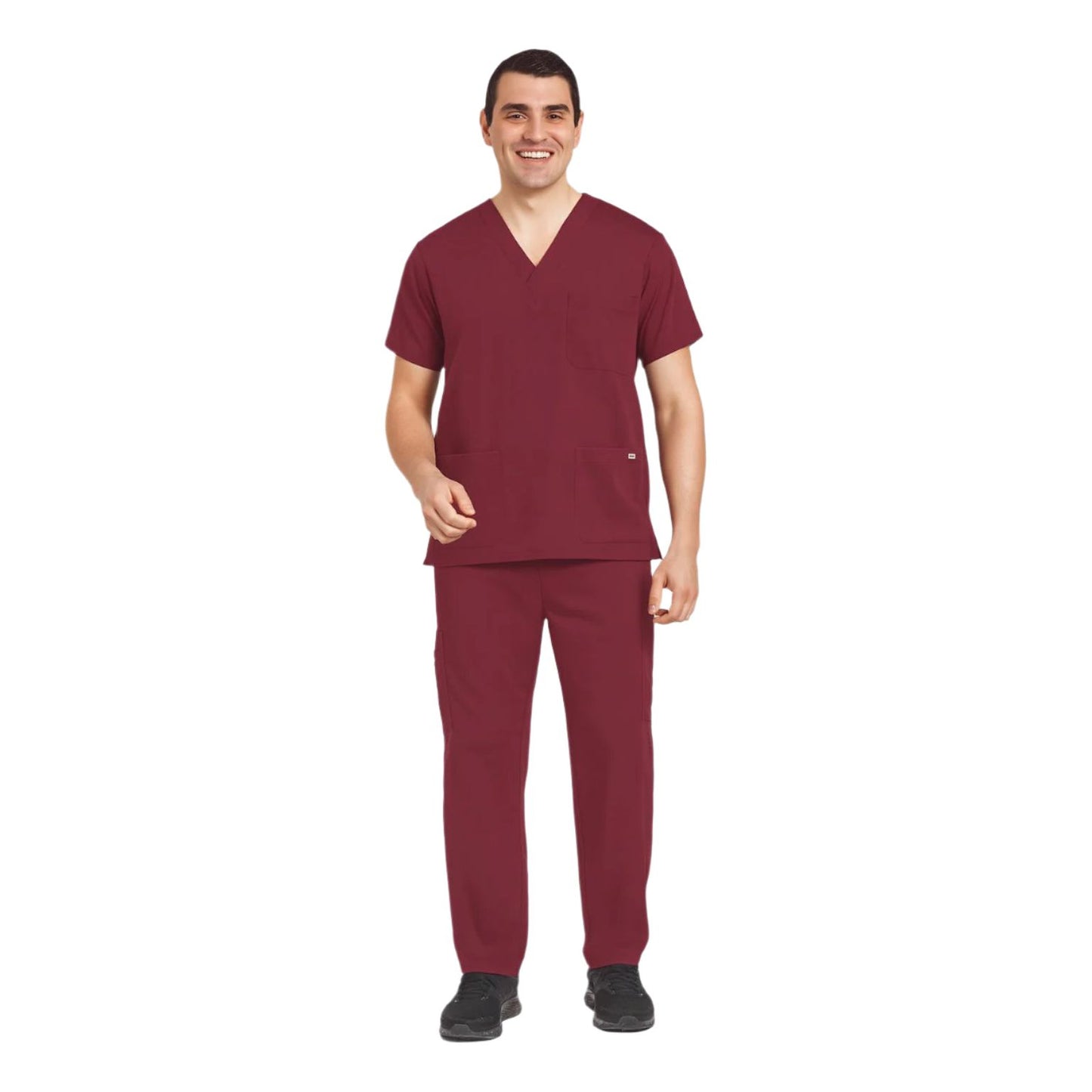 MOBB Unisex 8 Pocket Drawstring/Elastic Scrub Set