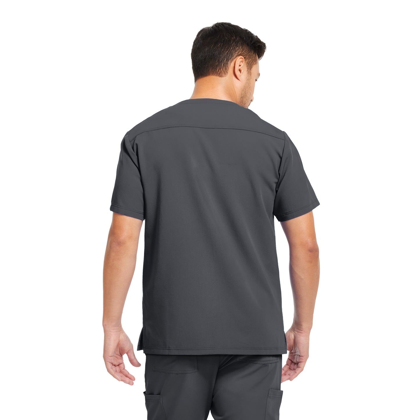 White Cross V-Tess Men's 3-Pocket V-Neck Scrub Top