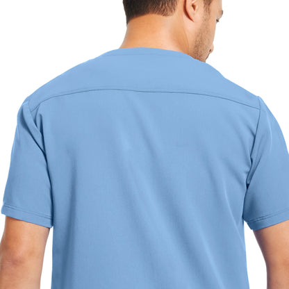 White Cross V-Tess Men's 3-Pocket V-Neck Scrub Top SALE