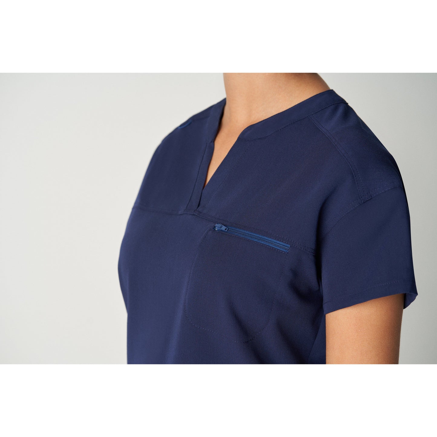 White Cross V-Tess Women's 1-Pocket V-Neck Scrub Top