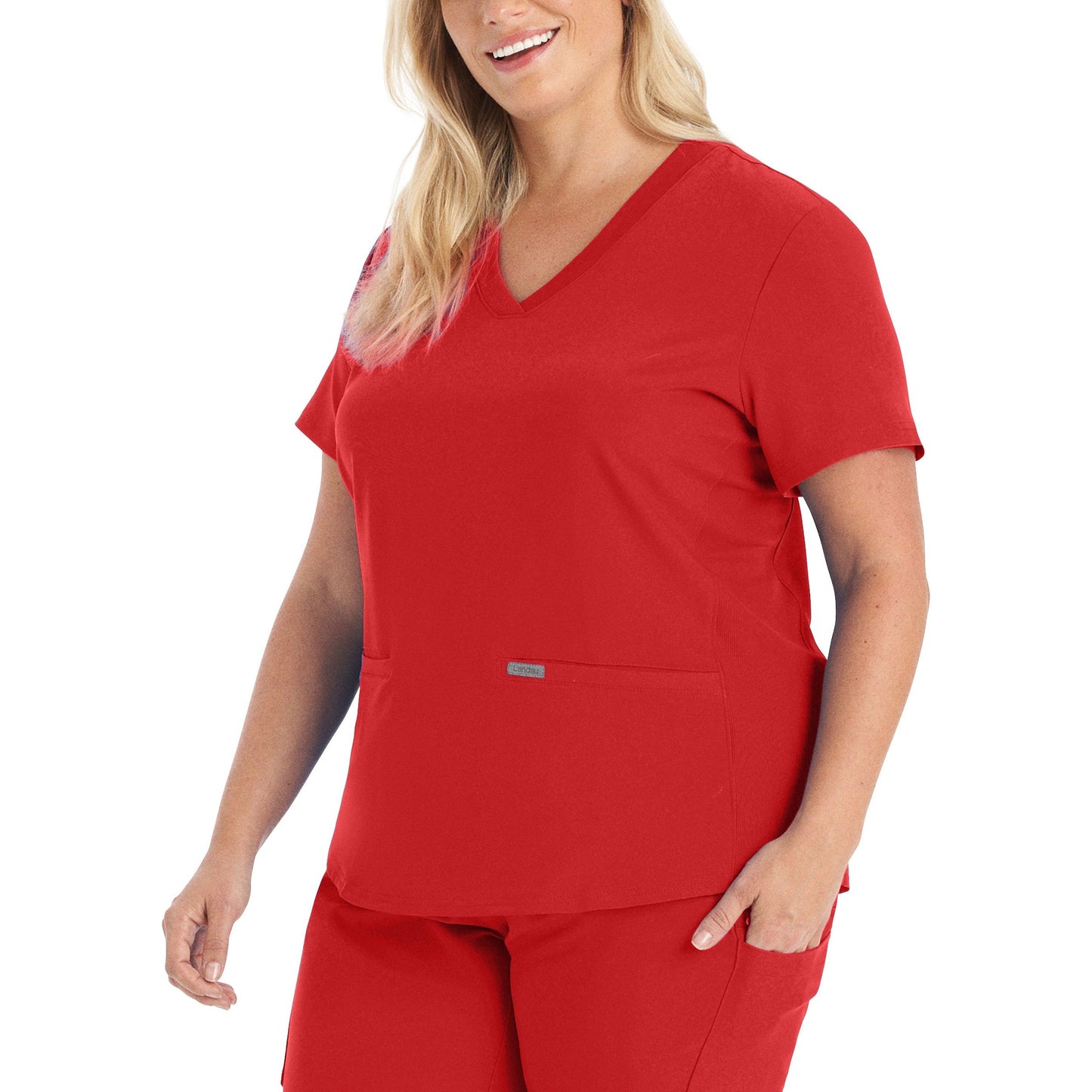 Landau Forward Women's 3-Pocket V-Neck Scrub Top