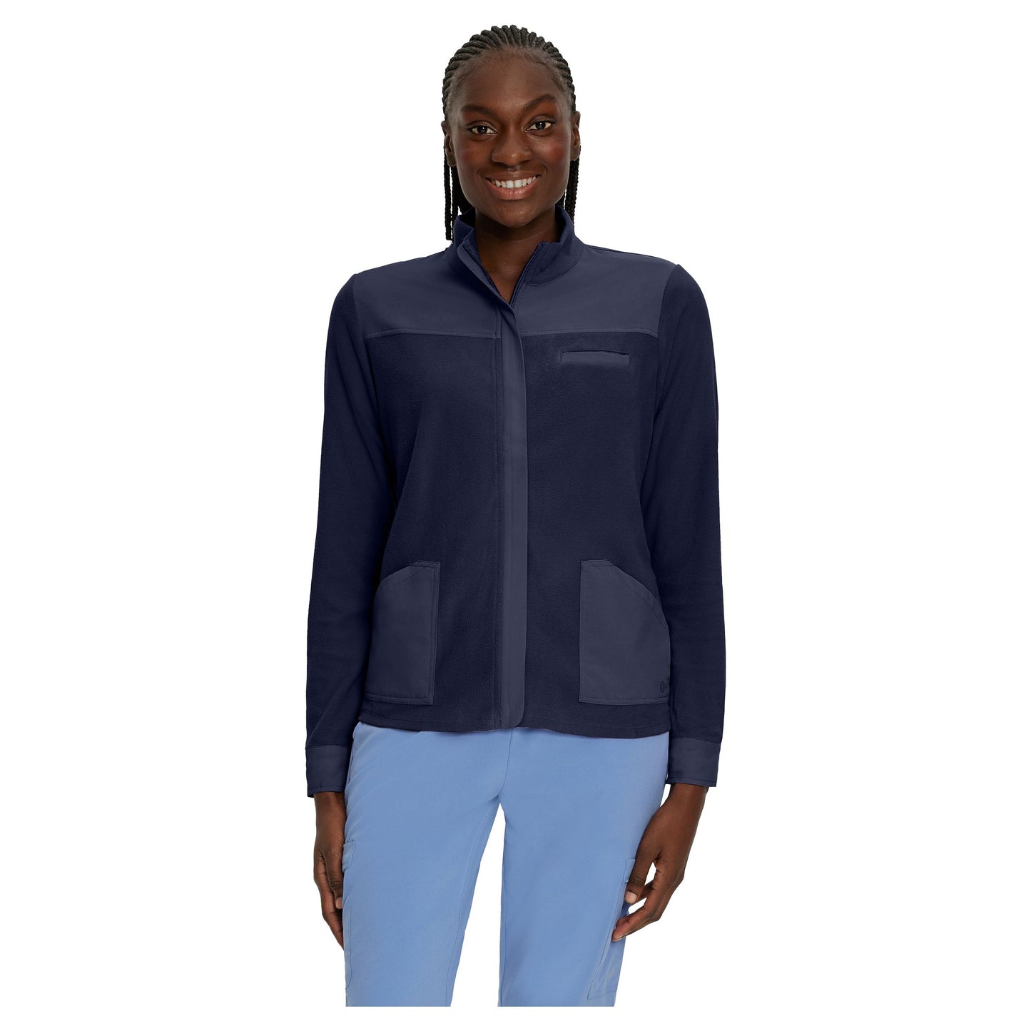 White Cross FIT Women's 3-Pocket Warm-Up Scrub Jacket