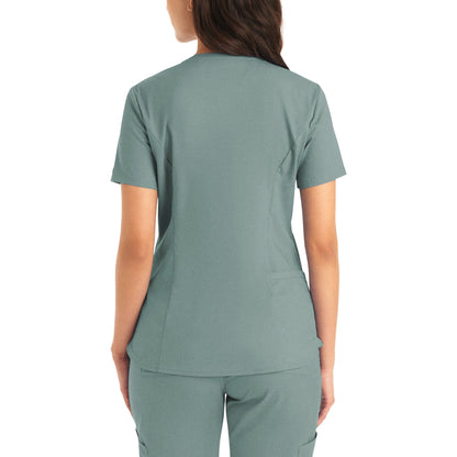 Landau ProFlex Women's 2-Pocket V-Neck Scrub Top