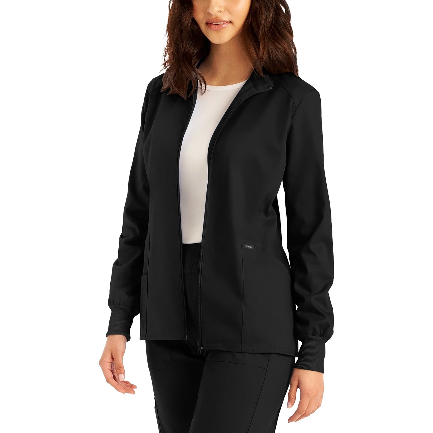 Landau ProFlex Women's 3-Pocket Scrub Jacket