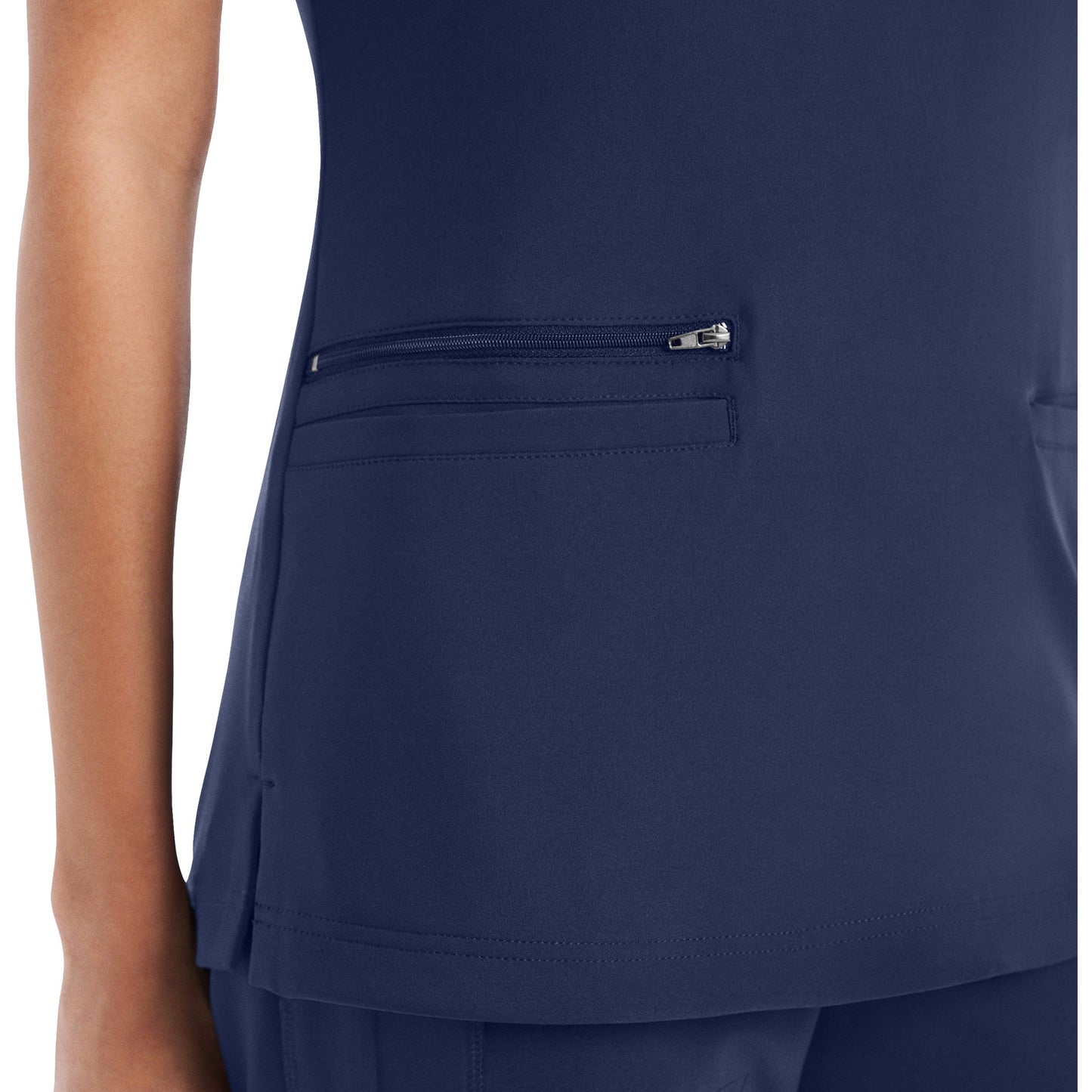 White Cross CRFT Women's 3-Pocket V-Neck Scrub Top