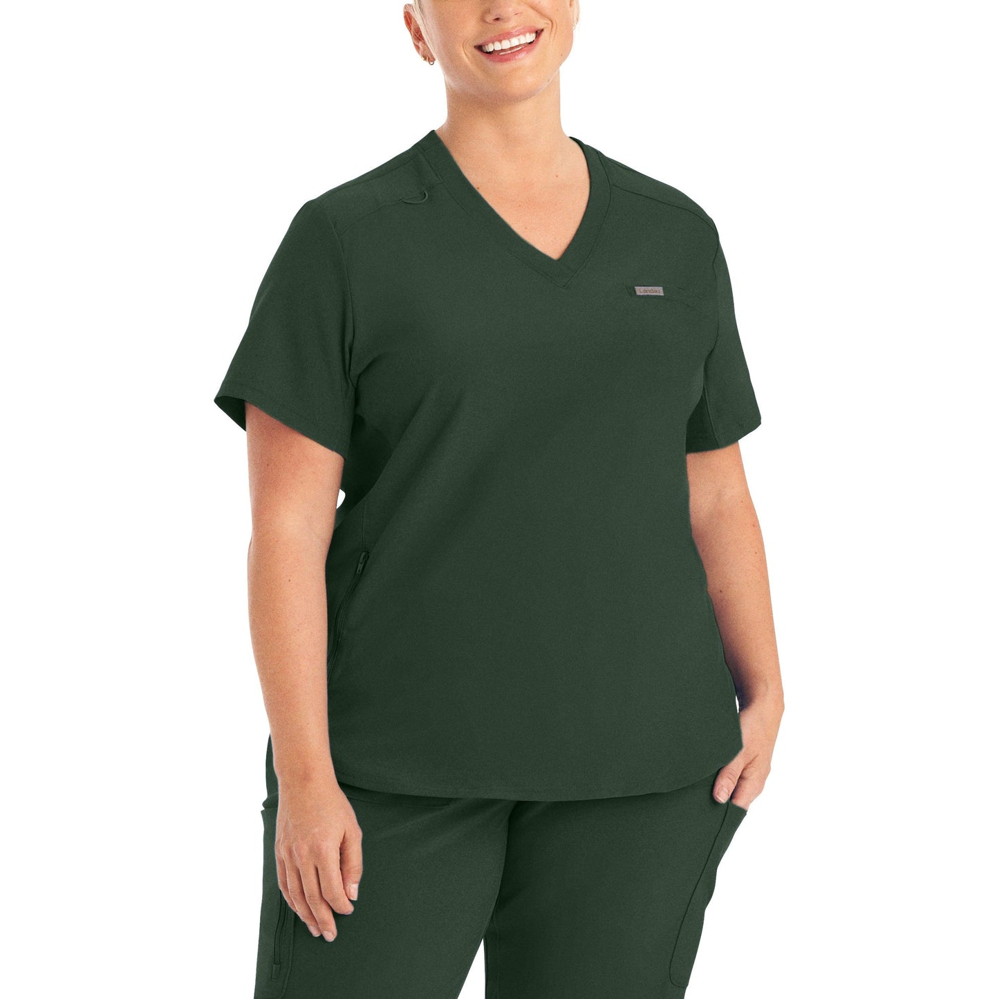 Landau Forward Women's 2-Pocket V-Neck Scrub Top
