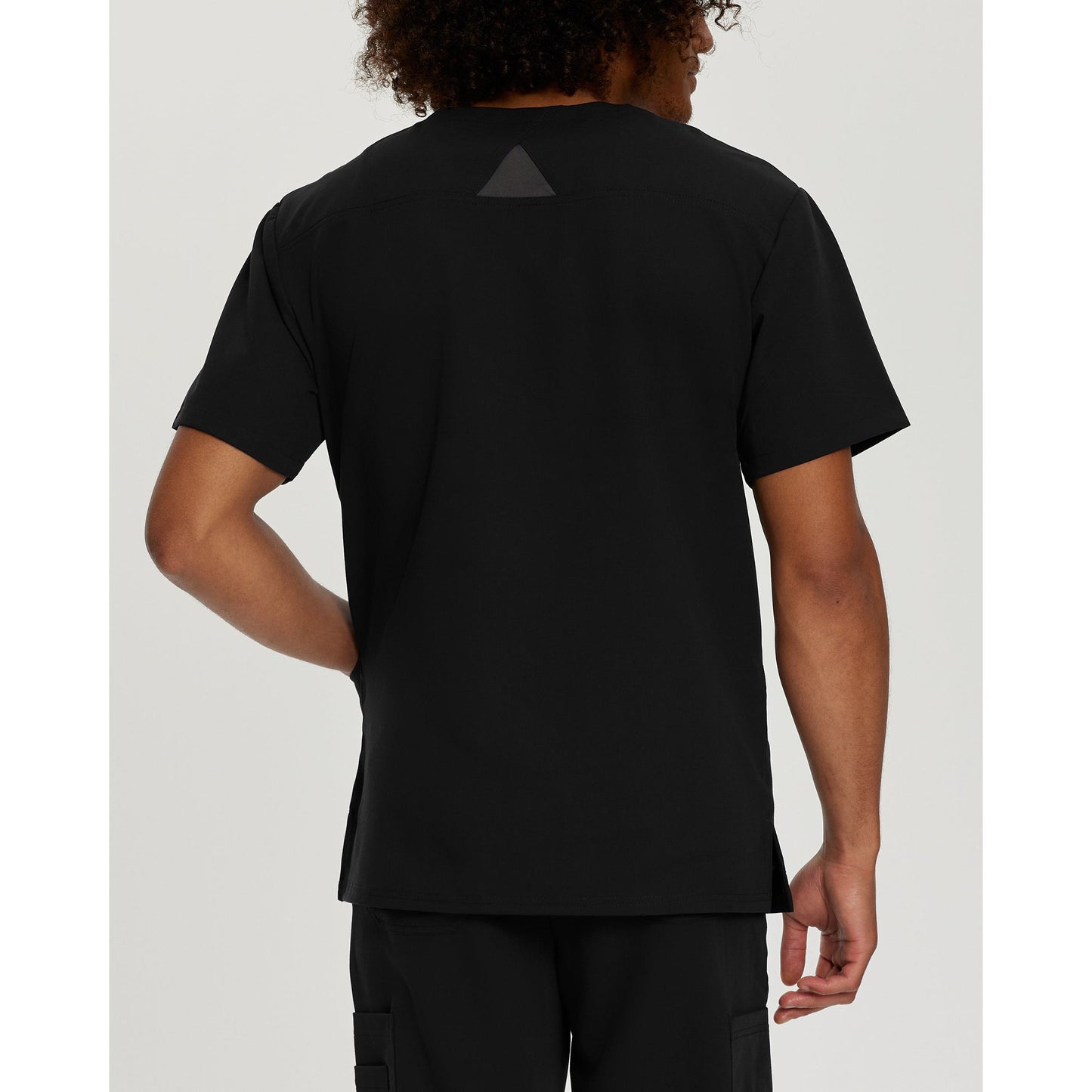 White Cross V-Tess Men's 3-Pocket V-Neck Scrub Top