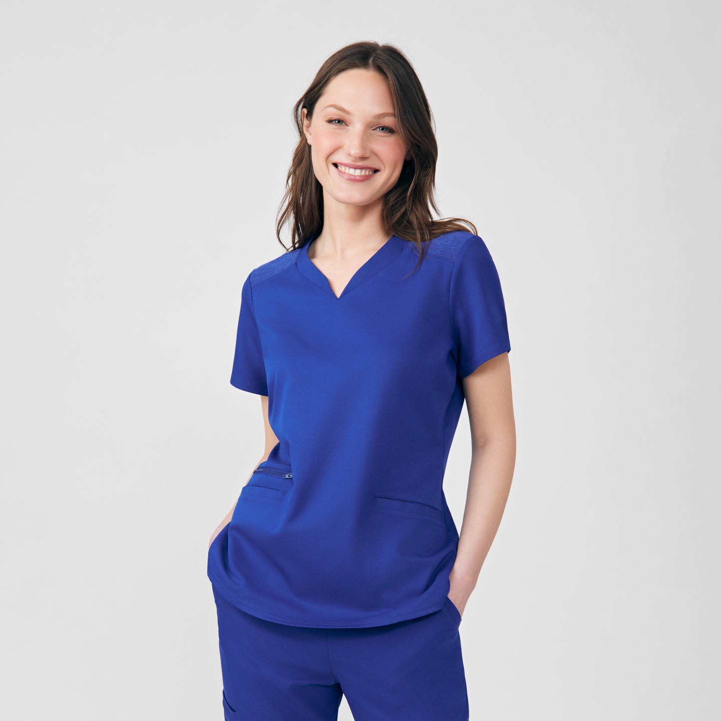 White Cross VIBE Women's 3-Pocket V-Neck Scrub Top