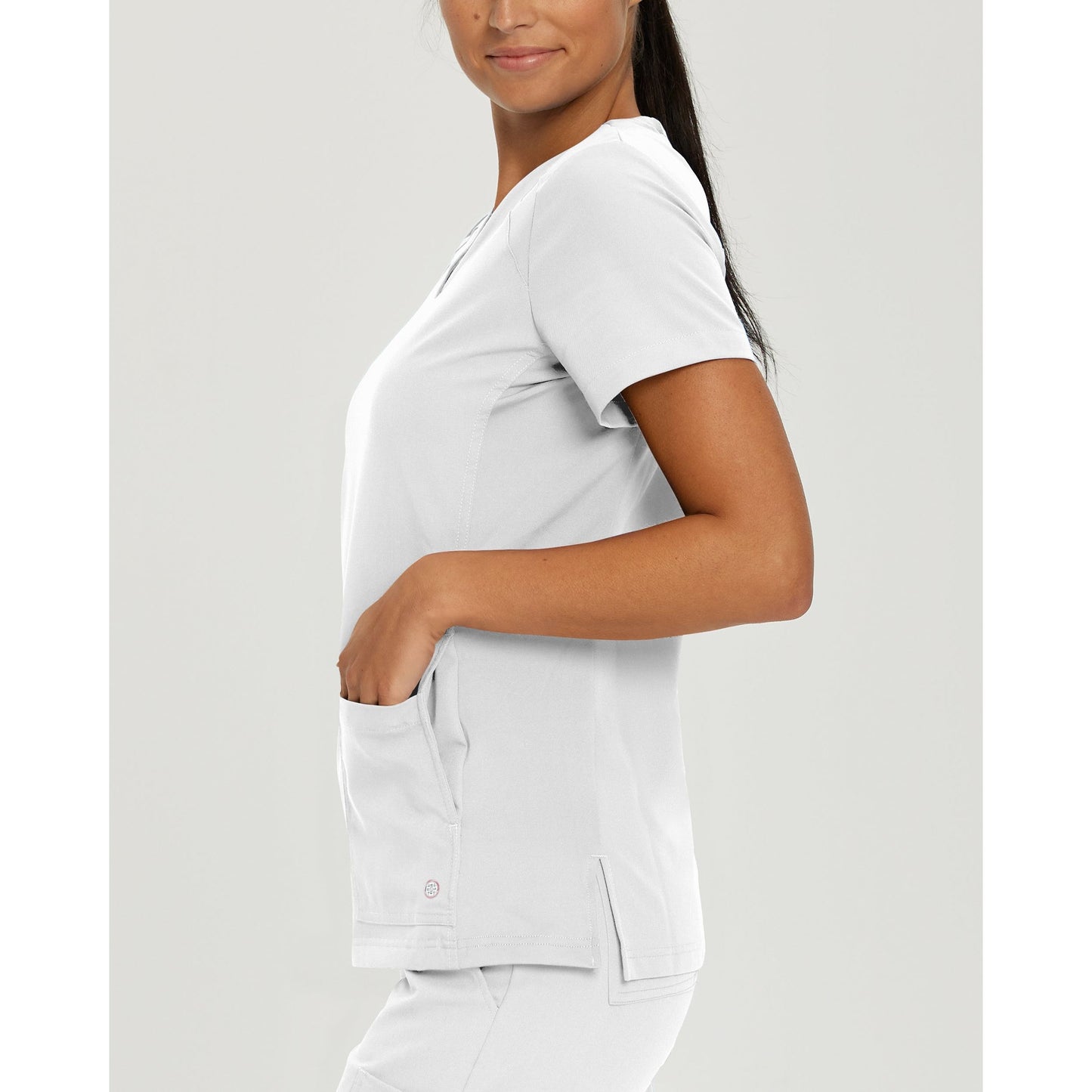 White Cross V-Tess Women's 4-Pocket V-Neck Scrub Top SALE*
