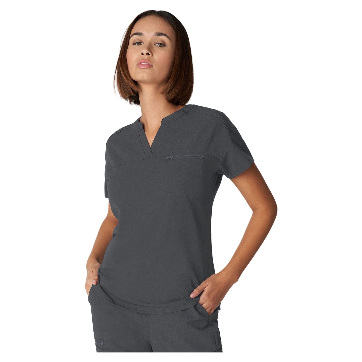 White Cross V-Tess Women's 1-Pocket V-Neck Scrub Top SALE*