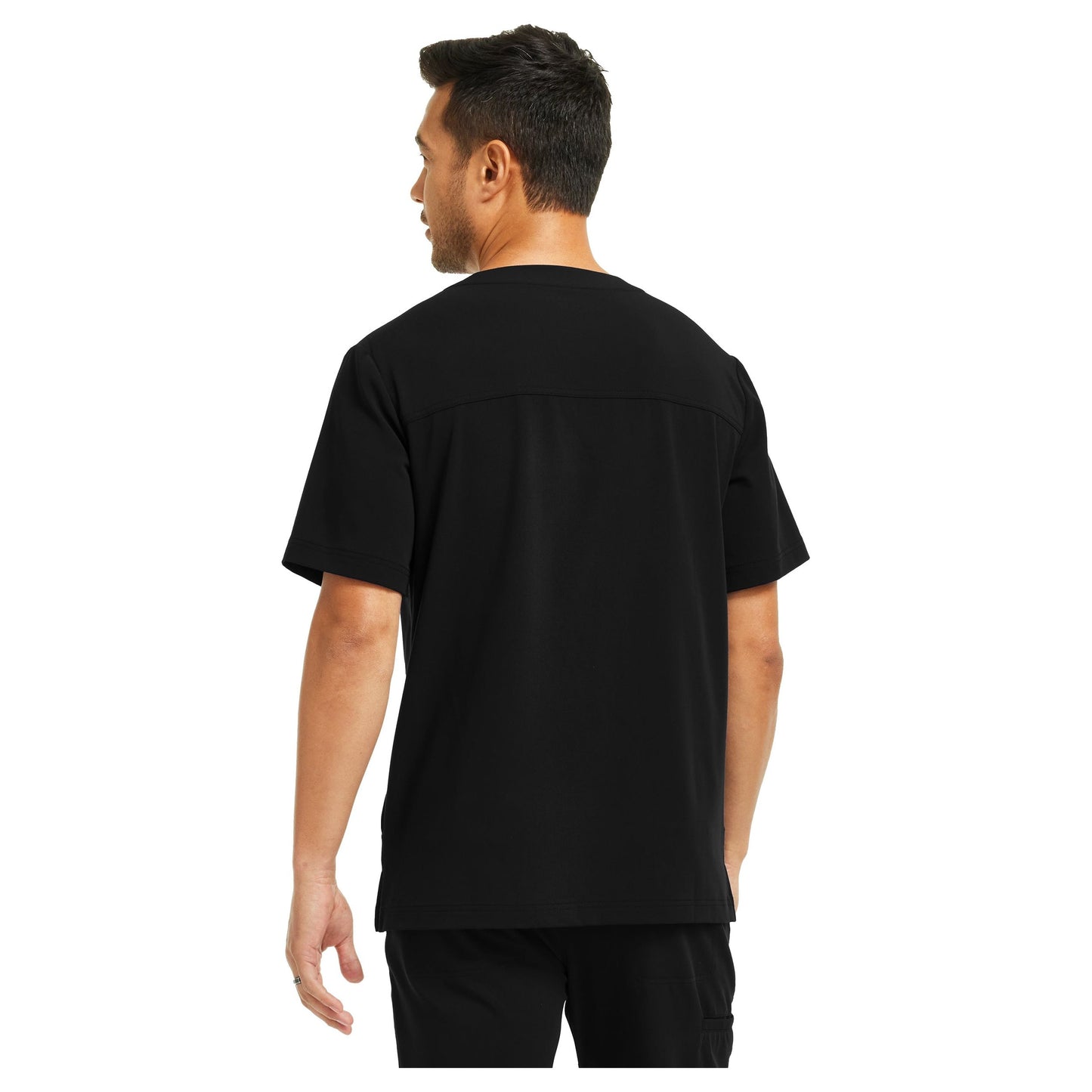 White Cross CRFT Men's 4-Pocket V-Neck Scrub Top