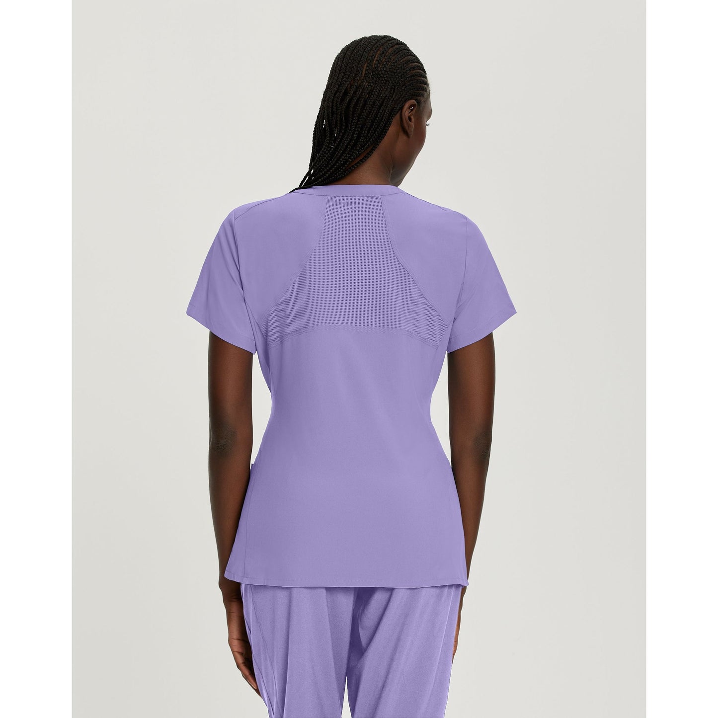 White Cross FIT Women's 2-Pocket V-Neck Scrub Top