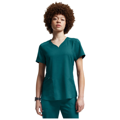 White Cross VIBE Women's 3-Pocket V-Neck Scrub Top