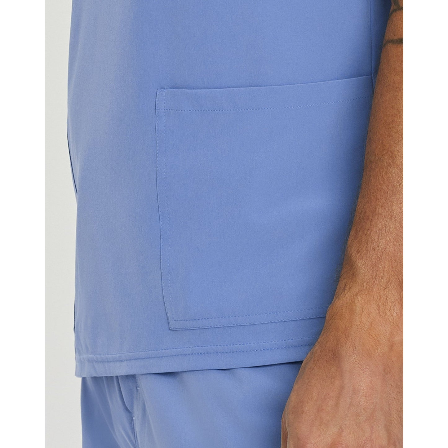 White Cross FIT Men's 3-Pocket V-Neck Scrub Top