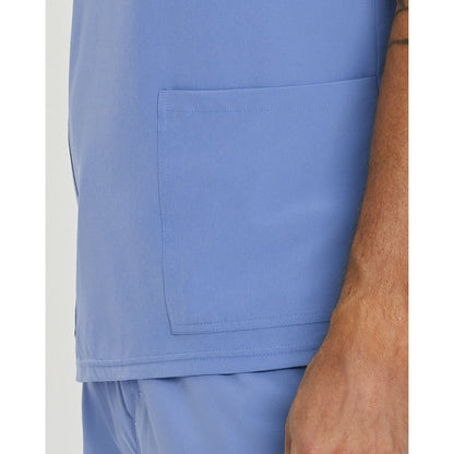 White Cross FIT Men's 3-Pocket V-Neck Scrub Top